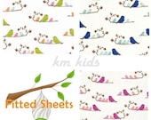 Mamma Birds - Fitted sheets for Cot / Crib OR Leander Cot / Crib