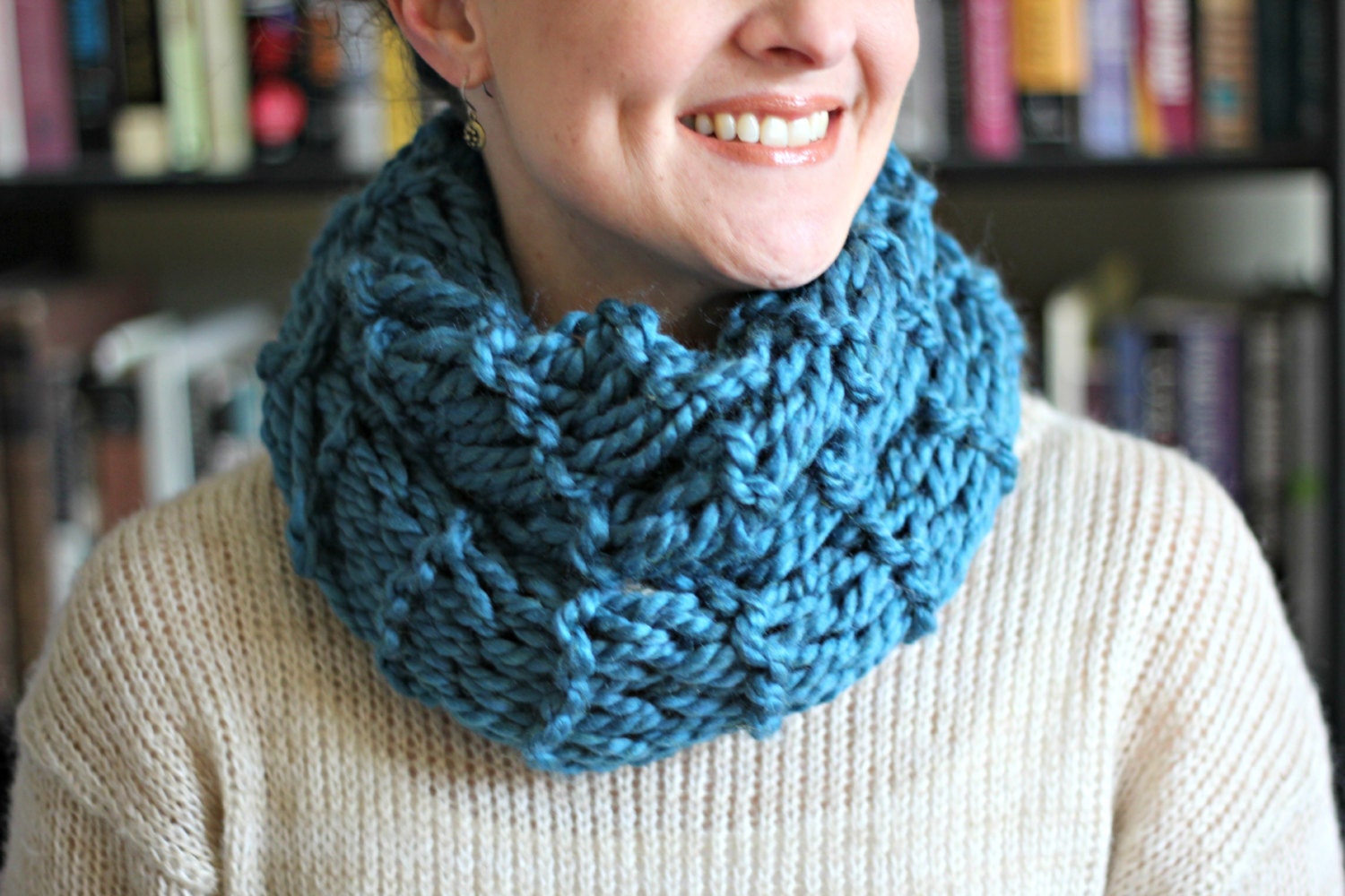 Cowl on Me - Peacock Simple Infinity Cowl