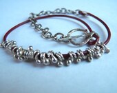 Playful Twisted Balls Bracelet - Sterling Silver