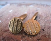 Vintage Button Cufflinks. Wedding, Men's, Groomsmen Gift, Dad. CUSTOM ORDERS Welcome