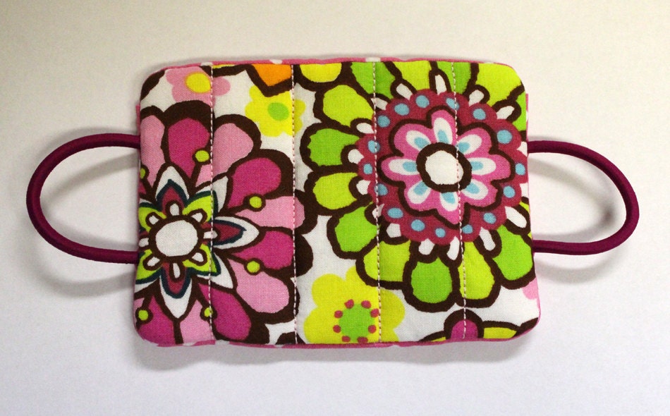 Nursery Door Whisperer - Pink and Green Flowers - READY TO SHIP