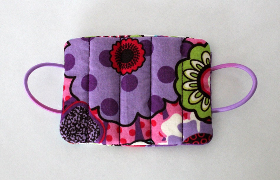 Nursery Door Whisperer - Purple and Pink Floral - READY TO SHIP