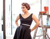 SAMPLE SALE: Organic Cotton Simple Dress, Bridesmaid dress, Alternative Wedding, Beach or Destination Wedding, ORGANIC