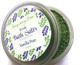 Foot Bath Salts Posh and Luxurious  2 ouncesVanilla Pear