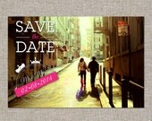save the date card - Prince & Princess Crest - DIY printable file by Yellow Brick Studio