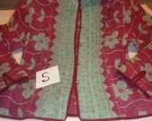 kantha jackets/ reversible jackets/vintage jackets/vintage fabrics jackets / hand0 quilted jackets /ethnic quilted jackets