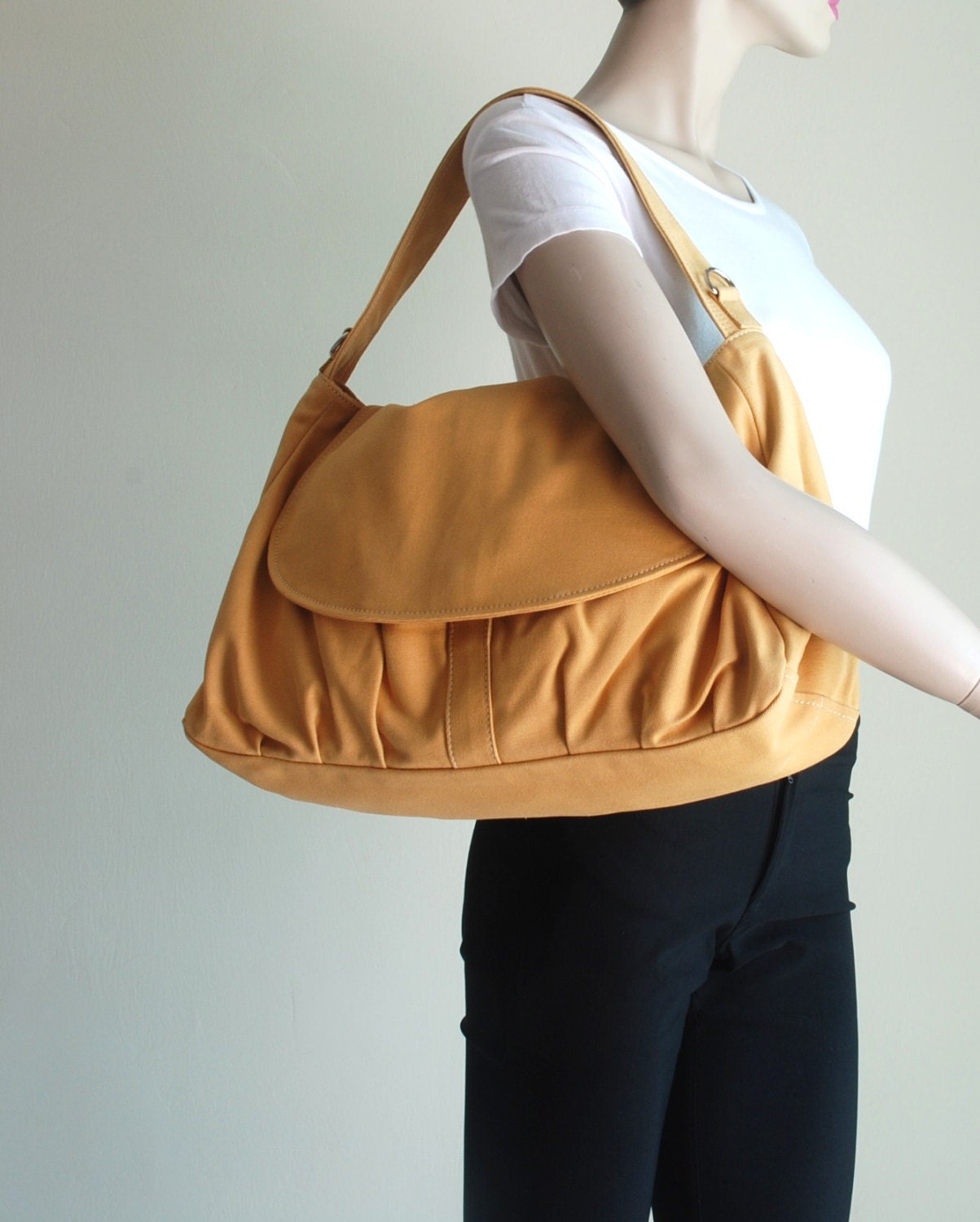 SALE up to 20% -Fortuner in Mustard (Water Resistant) Shoulder / Messenger / tote / Women / Handbag / School / Shopping / Wallet