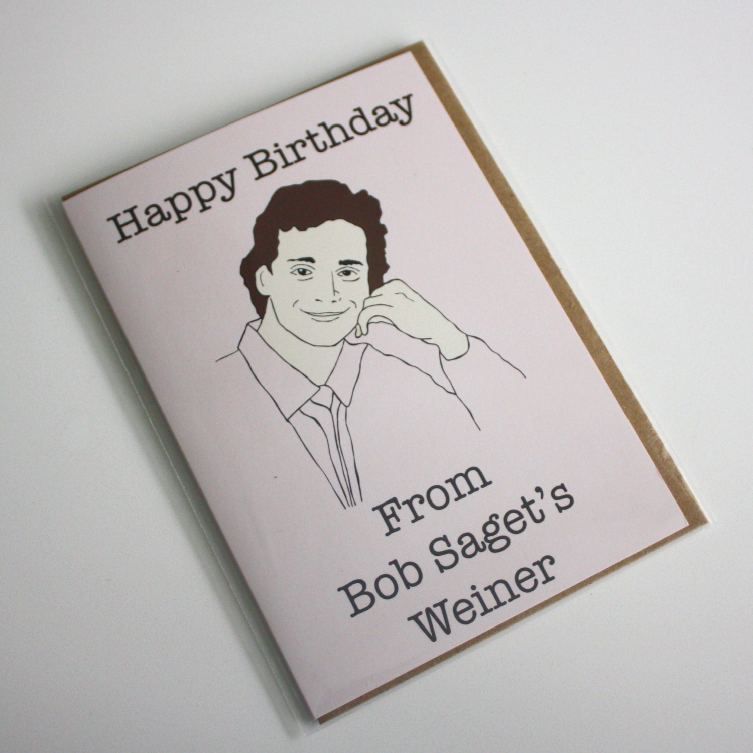Happy Birthday from Bob Saget's weiner birthday card