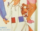 Simplicity 6692 Children Pajamas and Nightgown UNISEX sewing pattern Size MEDIUM 4 / 5