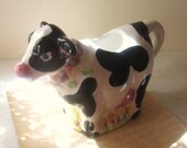 vintage cow milk creamer