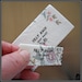 Coral Buds,Custom Printed Fabric Clothing Labels,Cotton,USA,SizeTags, Handmade, Sewing Labels, 8 labels per order