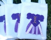 Rapunzel Party bags Set of 6 dress party bags