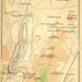 Tombs of the Caliphs, Cairo, Egypt 1914 Baedeker Antique map