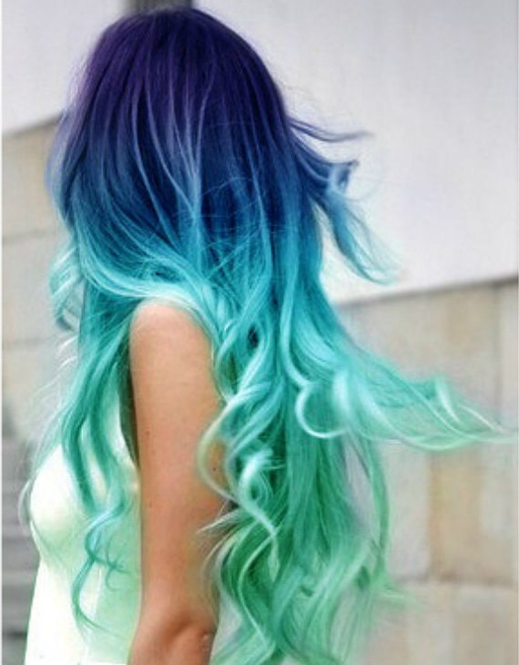 Salon Grade Temporary Hair Chalk, Pastel - Light Turquoise - LiveLoveAloha