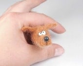 Oto- Needle felt , Needle felting dog, Needle felted dog , Handmade dog ,  Puppy dog , Great gift , Holiday gift , Dog miniature