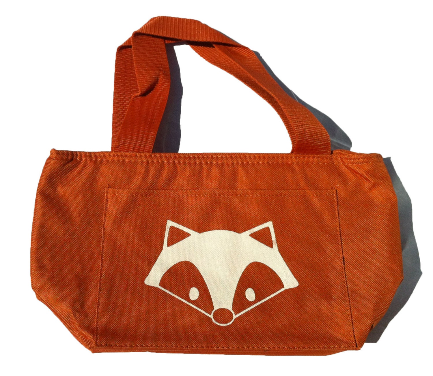 orange lunch tote