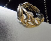 Vintage Goldtone Clamper Bracelet