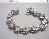Vintage Rhinestone Bracelet 1950's Collectible Rockabilly Mad Men Mod Jewelry