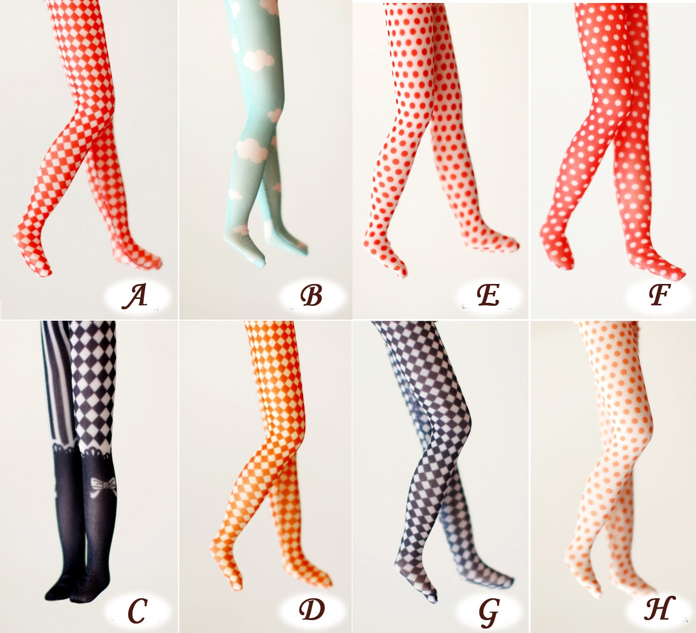 Miss yo NEW pantyhoses for Blythe doll - doll outfit - 8 colors in