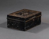 Vintage Storage Tin, Documents, Love Letters, Money