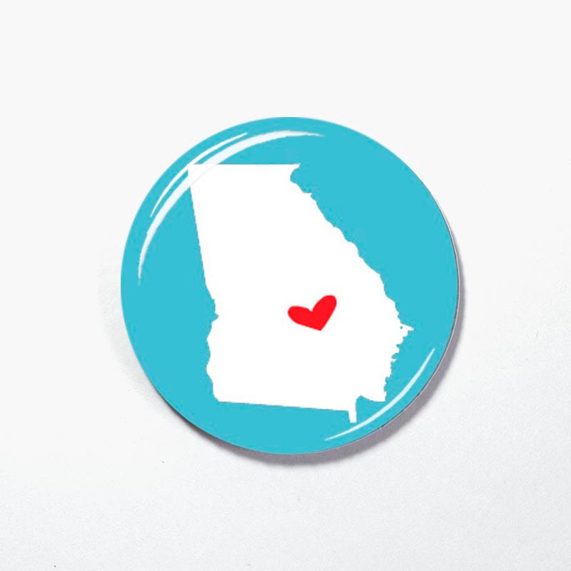 Georgia Pendant, Interchangeable Magnetic Necklace Pendant Toppers, Topper Button, Interchangeable Pendant