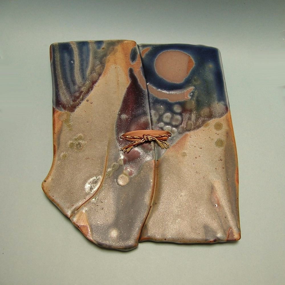 Clay Wall Tile, Gallery Pottery, Abstract Landscape