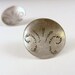 Circle Silver Post Earrings