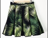 Tropical Print Mini Skirt
