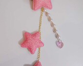 Starry Night Star clip 50 pink