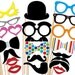 Photo Booth Props - Best Party 20 Piece Set Mustache On a Stick - Wedding Party Props - Birthday