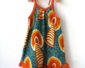 Size 3T African Wax Print Sundress