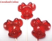 Buy 12 Get 12 Free - MINNIE MOUSE LOLLIPOPS - Pick Any Colors and Flavors