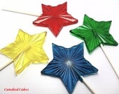 Buy 6 Get 6 Free - BEAUTIFUL RADIANT STAR Lollipops - Featured in Brides Magazine - Princess Party Favor