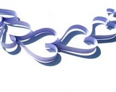 8 Feet Paper Heart Garland Custom Color