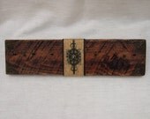 Rustic style wooden handmade key rack or jewellery holder / hooks