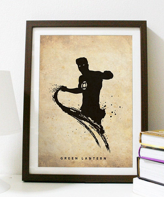 Green Lantern Poster A3 Print