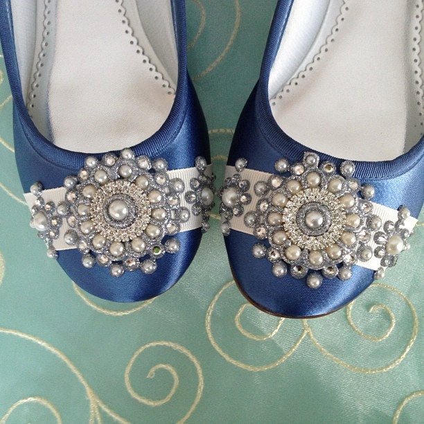 Crystal Starburst Wedding Shoes - Any Size - Pick your own shoe color and crystal color