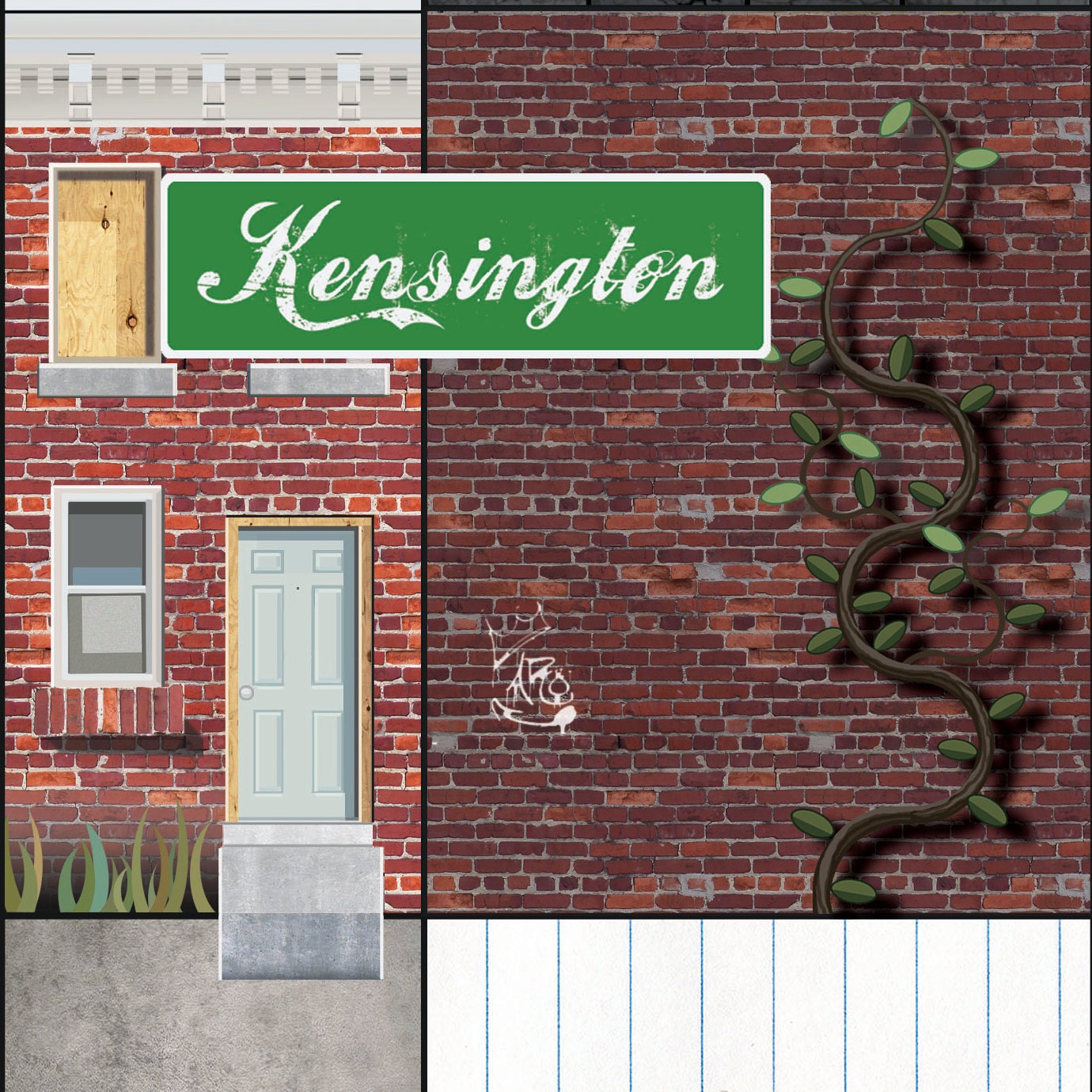 The Kensington - Papercraft crashpad