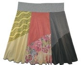 Zebra Plus Size Boho Chic Hippie Skirt Women's 2X 3X upcycled clothing from Twinkle