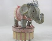 Ballerina Elephant with Pink Tutu