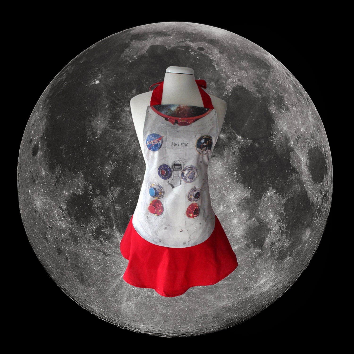 nasa astronaut apron -- women's full apron