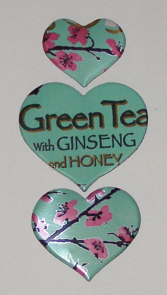 3 Hearts - Arizona Green Tea Pink Flower Can