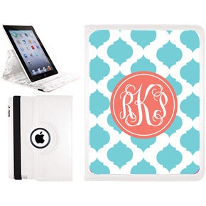 Monogrammed iPad Mini Swirl Case - Personalized iPad Mini Case - iPad Mini Case