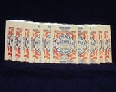 SALE - 10 TOBACCO Foil Packs - New Old Stock  - Vintage - Union Workman Chewing Tobacco Bags