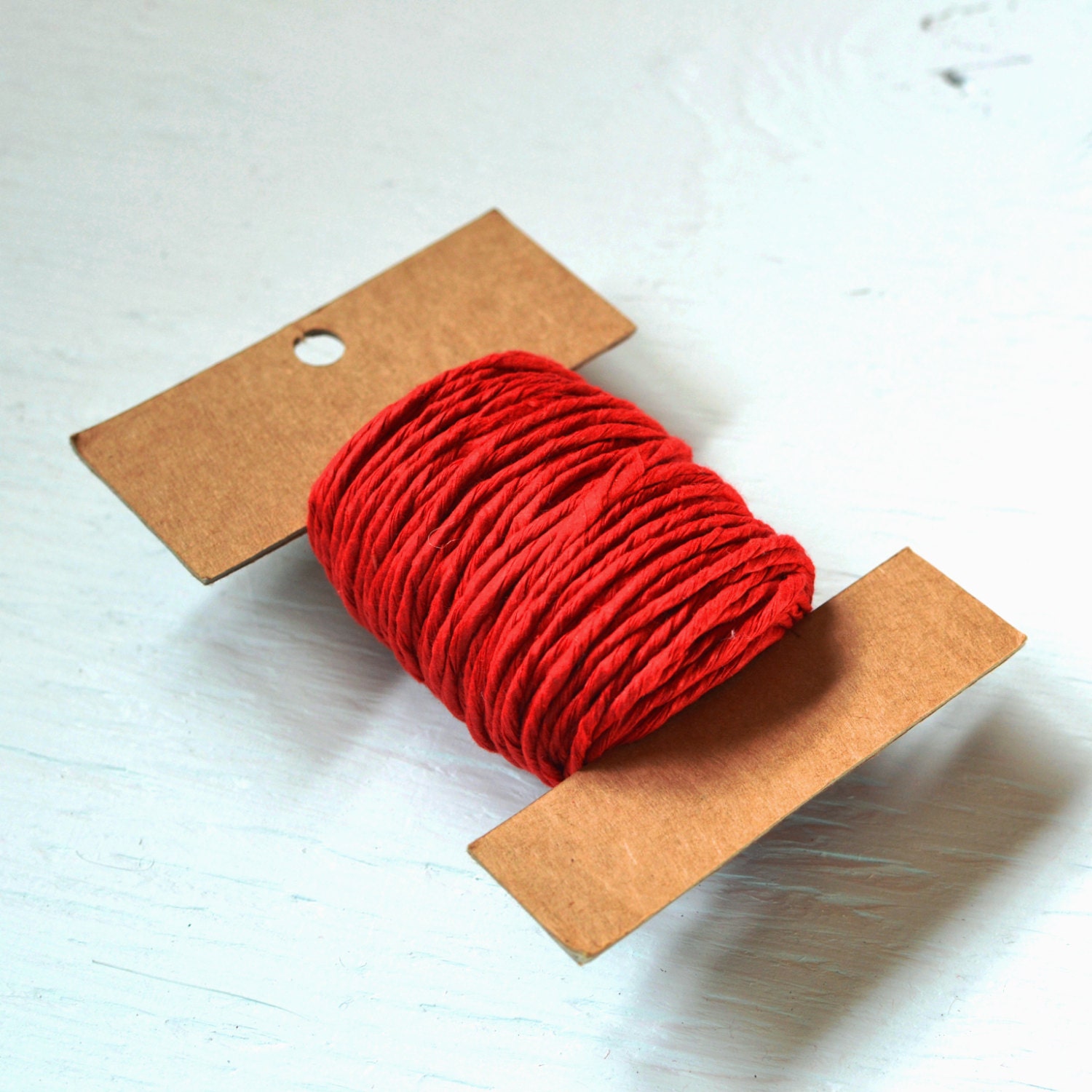 25 yards RED abaca twine, manila hemp