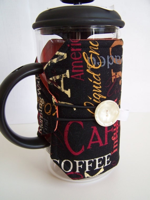 Java Coffee 8 Cup Bodum French Press Cozy Press Pot by AptosBeach