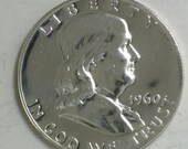 1960 Ben franklin half dollar Proof
