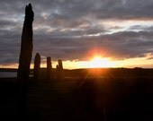 Landscape Fine Art Photography - Stone Sunset 8 - 11x14 print