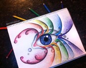 Rainbow world - Original ART 8x10