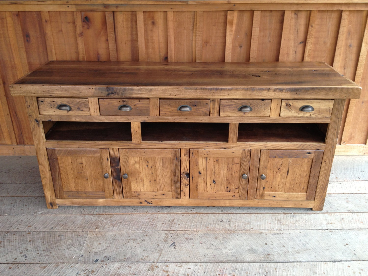 Reclaimed Chestnut TV Console